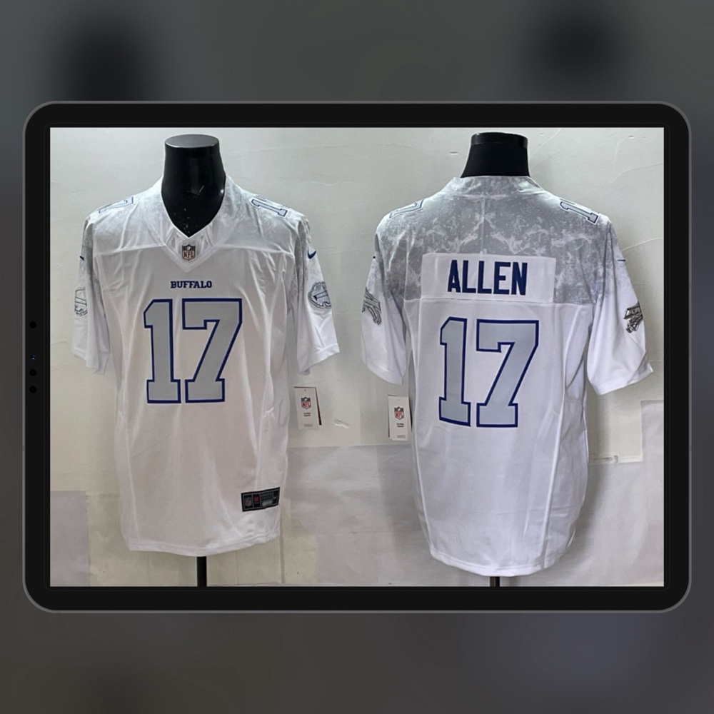 Men's NFL Buffalo Bills #17 Josh Allen 2025 Rivalry Collection F.U.S.E Jersey